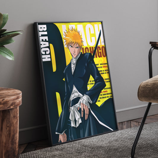 BLEACH FRAMED POSTER