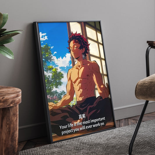 DEMON SLAYER FRAMED POSTER