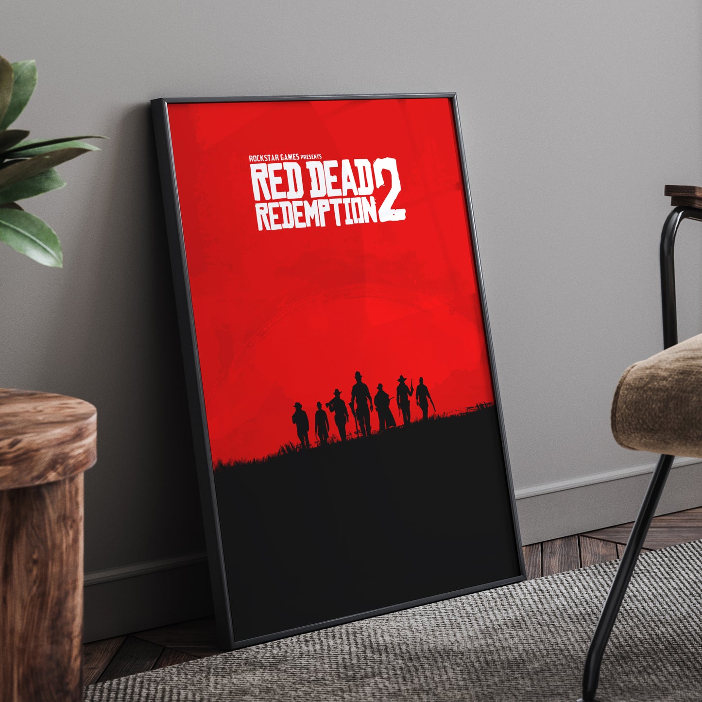 RED DEAD FRAMED POSTER