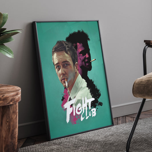 THE FIGHT CLUB FRAMED POSTER
