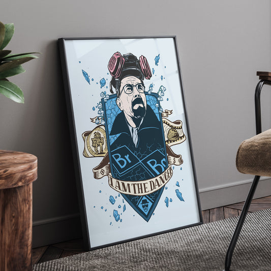 BREAKING BAD FRAMED POSTER