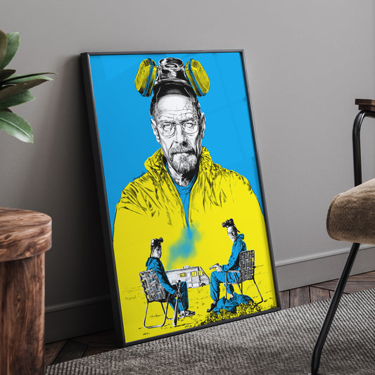 BREAKING BAD FRAMED POSTER
