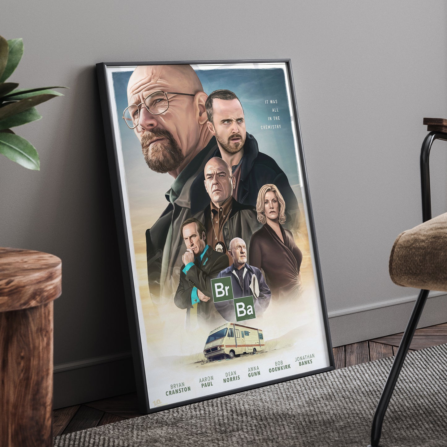 BREAKING BAD FRAMED POSTER