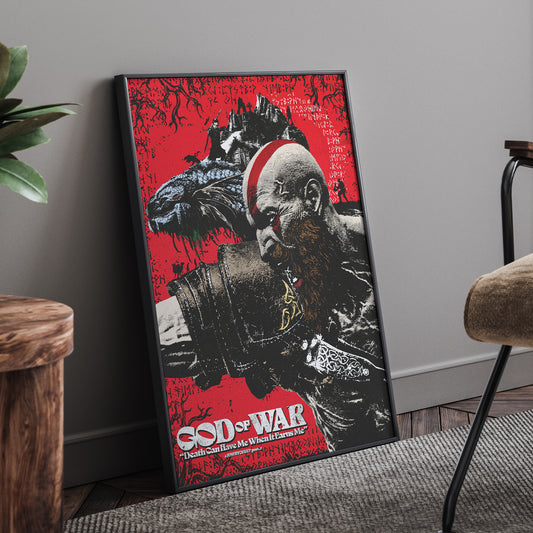 GOD OF WAR FRAMED POSTER