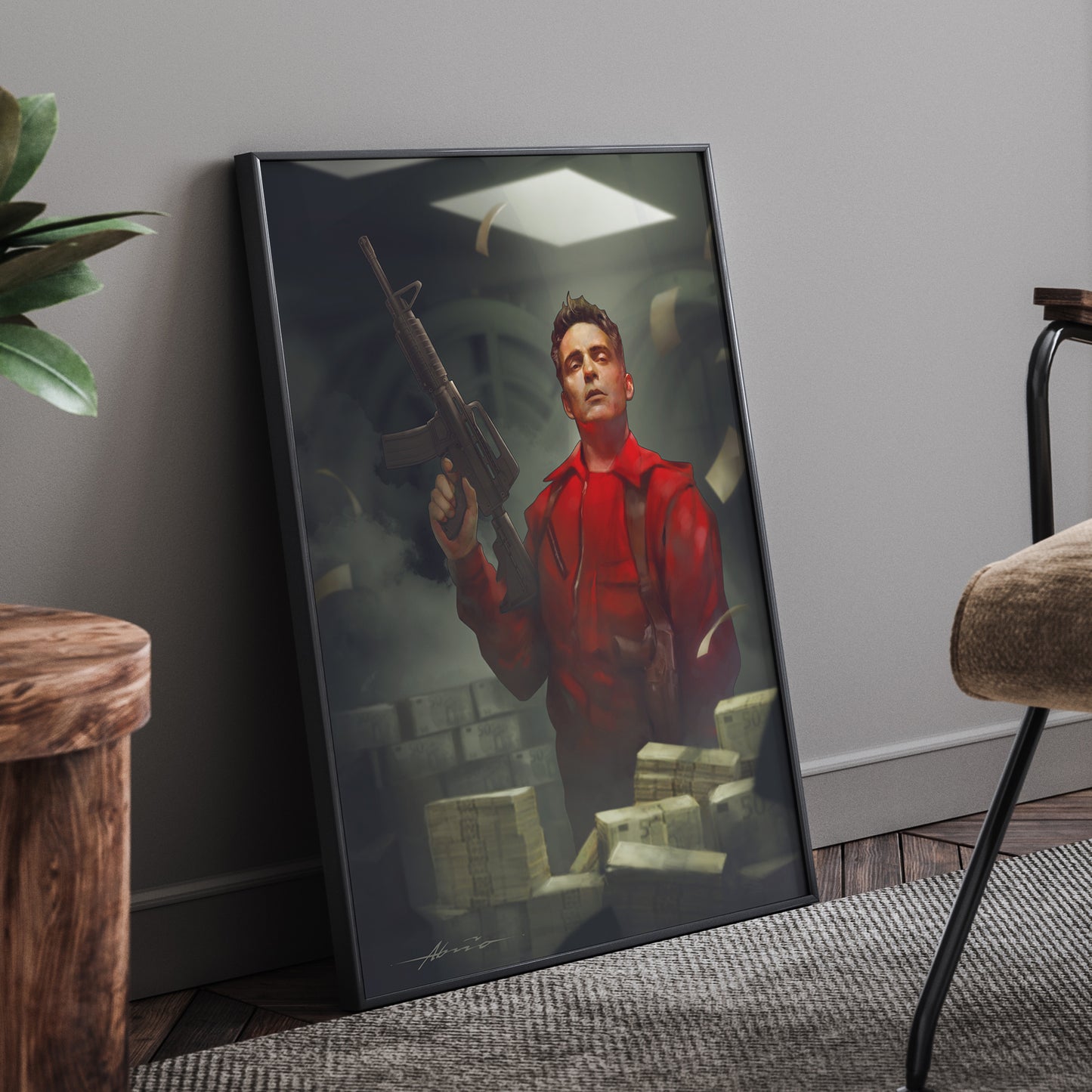 LA CASA DE PAPEL FRAMED POSTER