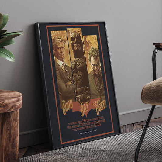 THE DARK KNIGHT FRAMED POSTER