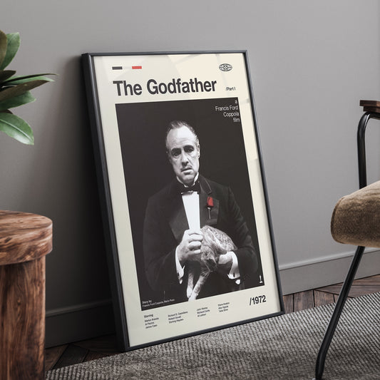 THE GOD FATHER FRAMED POSTER
