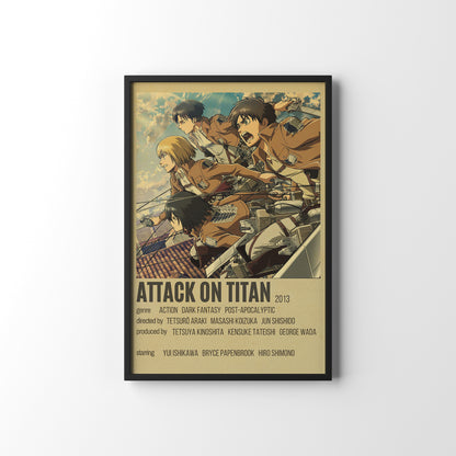 Attack On Titan Framed Poster