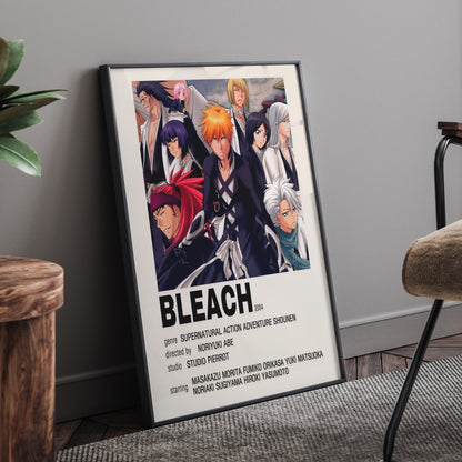 BLEACH FRAMED POSTER