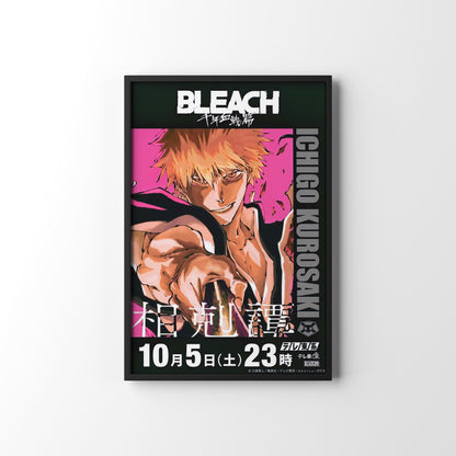 BLEACH FRAMED POSTER