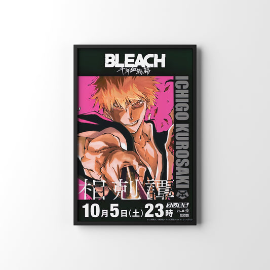 BLEACH FRAMED POSTER