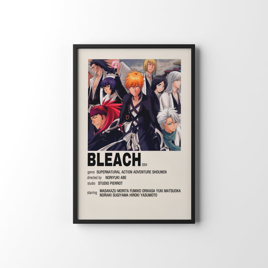 BLEACH FRAMED POSTER