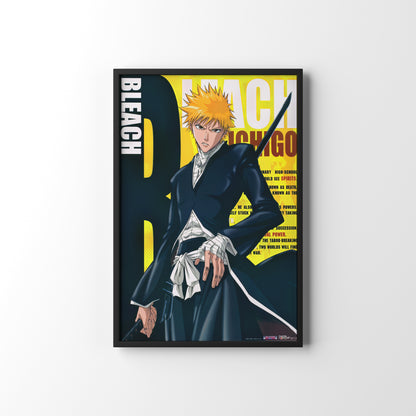 BLEACH FRAMED POSTER