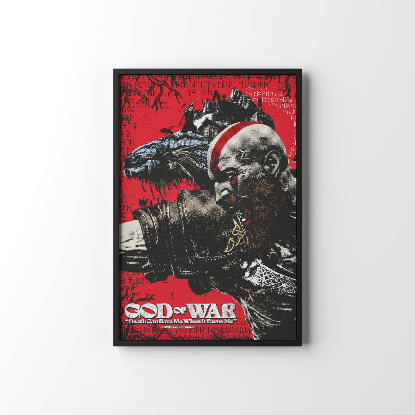 GOD OF WAR FRAMED POSTER