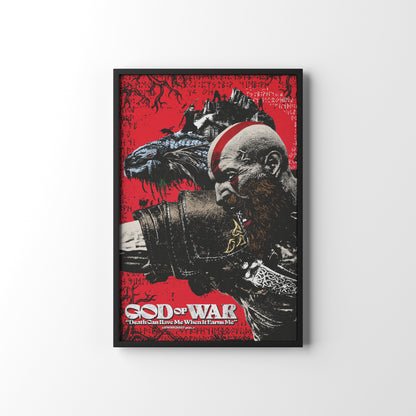 GOD OF WAR FRAMED POSTER