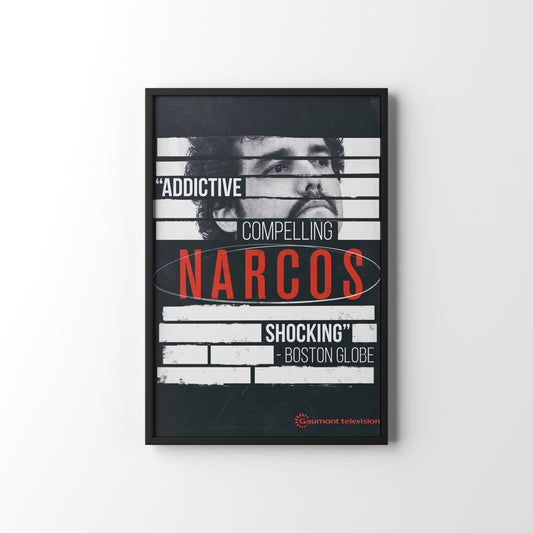 NARCOS FRAMED POSTER