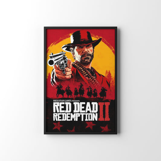 RED DEAD FRAMED POSTER