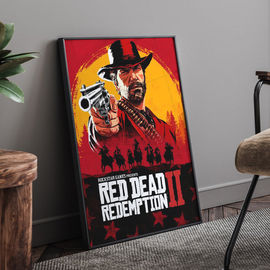 RED DEAD FRAMED POSTER