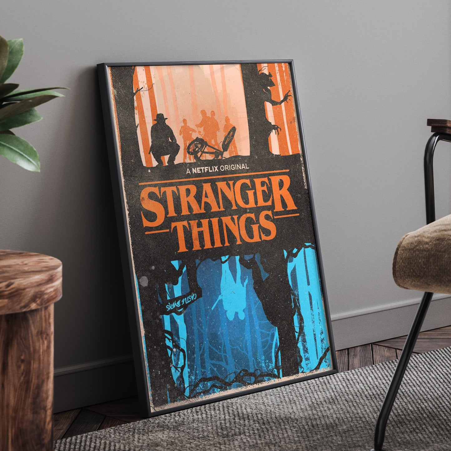 STRANGER THINGS FRAMED POSTER