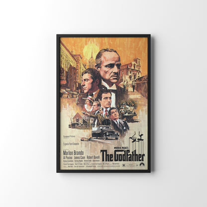 THE GOD FATHER FRAMED POSTER