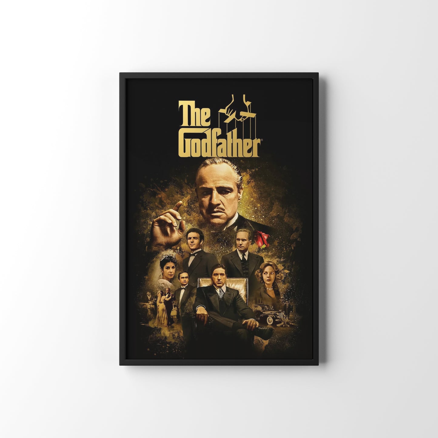 THE GOD FATHER FRAMED POSTER