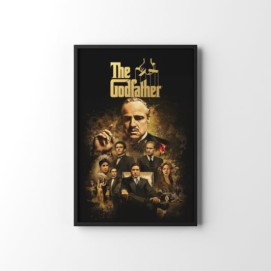 THE GOD FATHER FRAMED POSTER