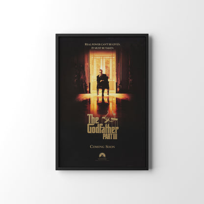 THE GOD FATHER FRAMED POSTER