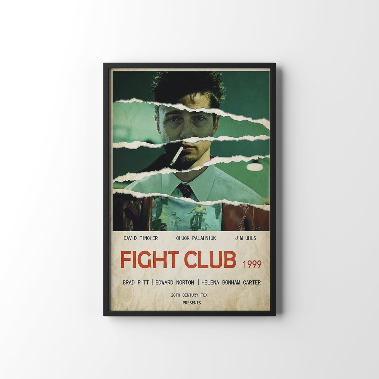 THE FIGHT CLUB FRAMED POSTER