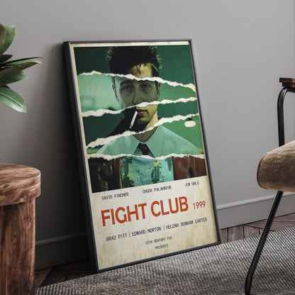 THE FIGHT CLUB FRAMED POSTER