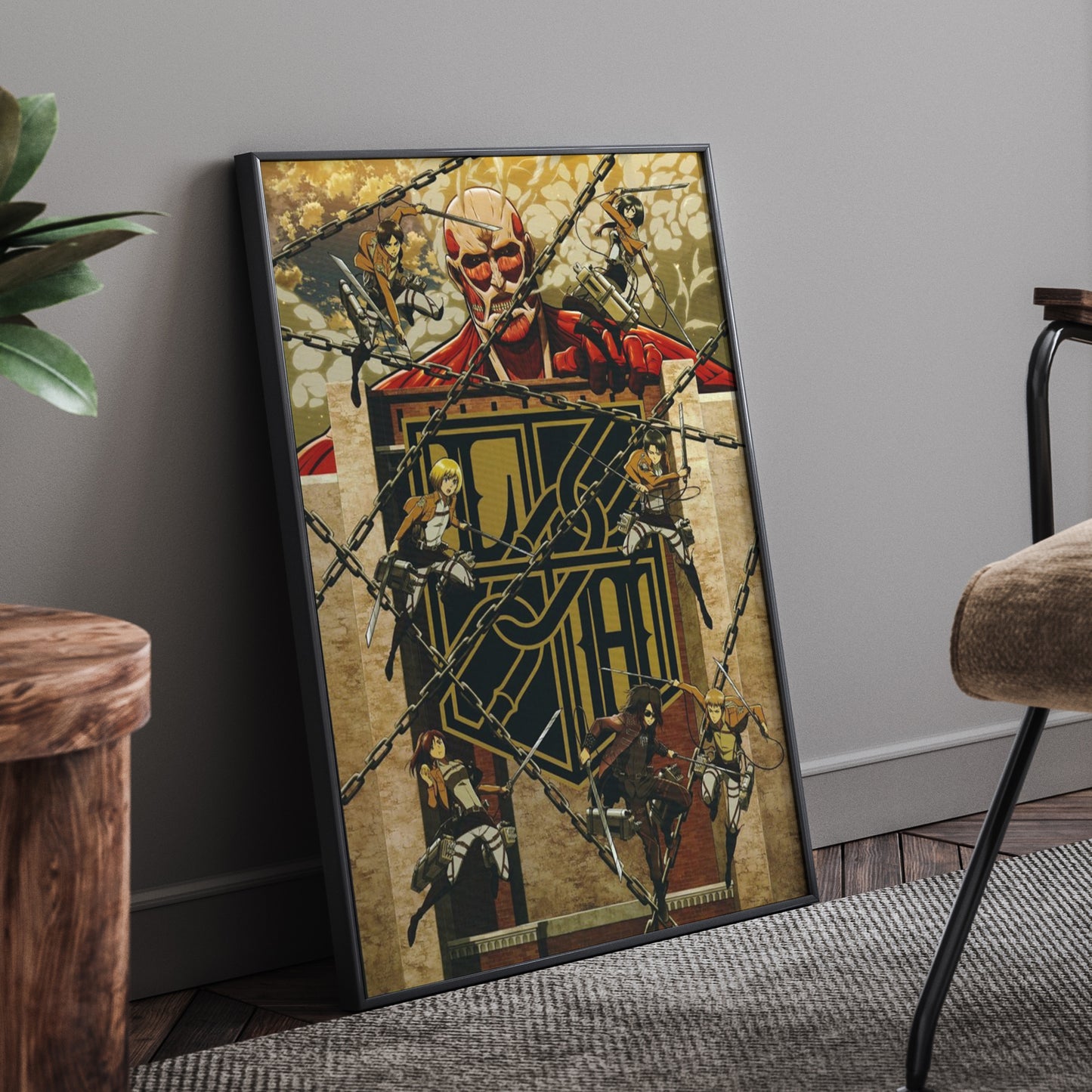 Attack On Titan Framed Poster