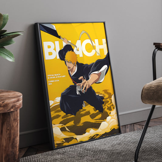 BLEACH FRAMED POSTER