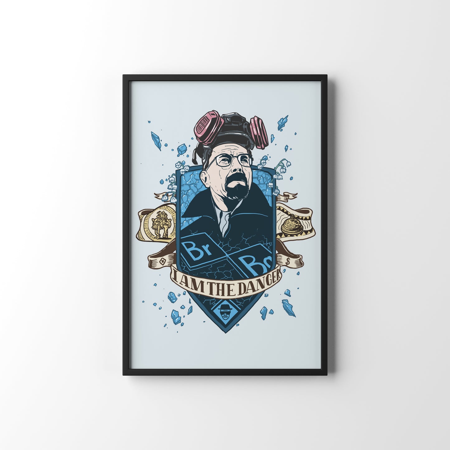BREAKING BAD FRAMED POSTER