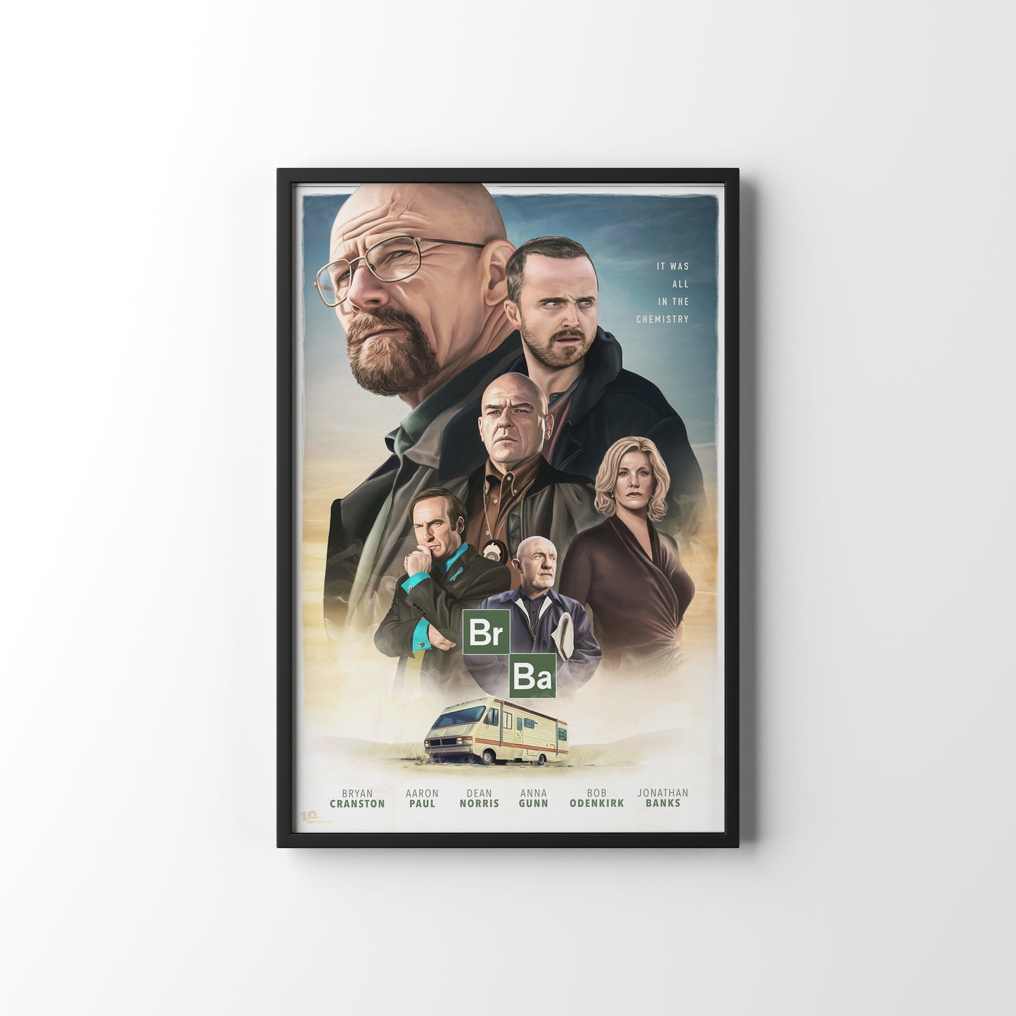 BREAKING BAD FRAMED POSTER