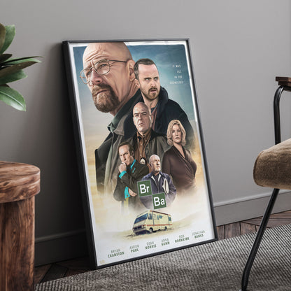 BREAKING BAD FRAMED POSTER