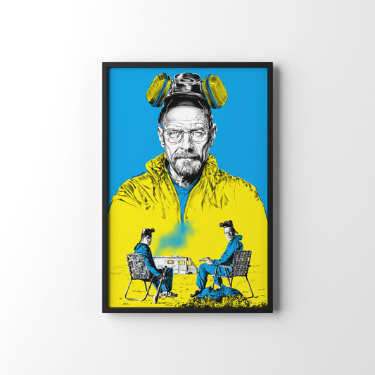 BREAKING BAD FRAMED POSTER