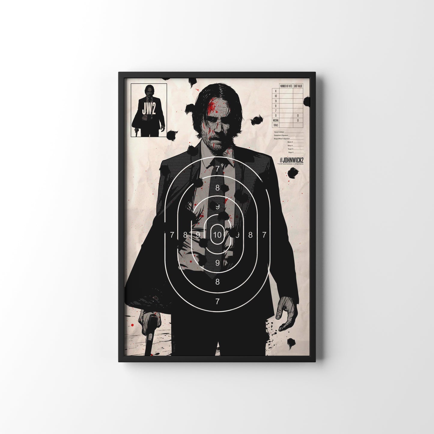 JOHN WICK FRAMED POSTER