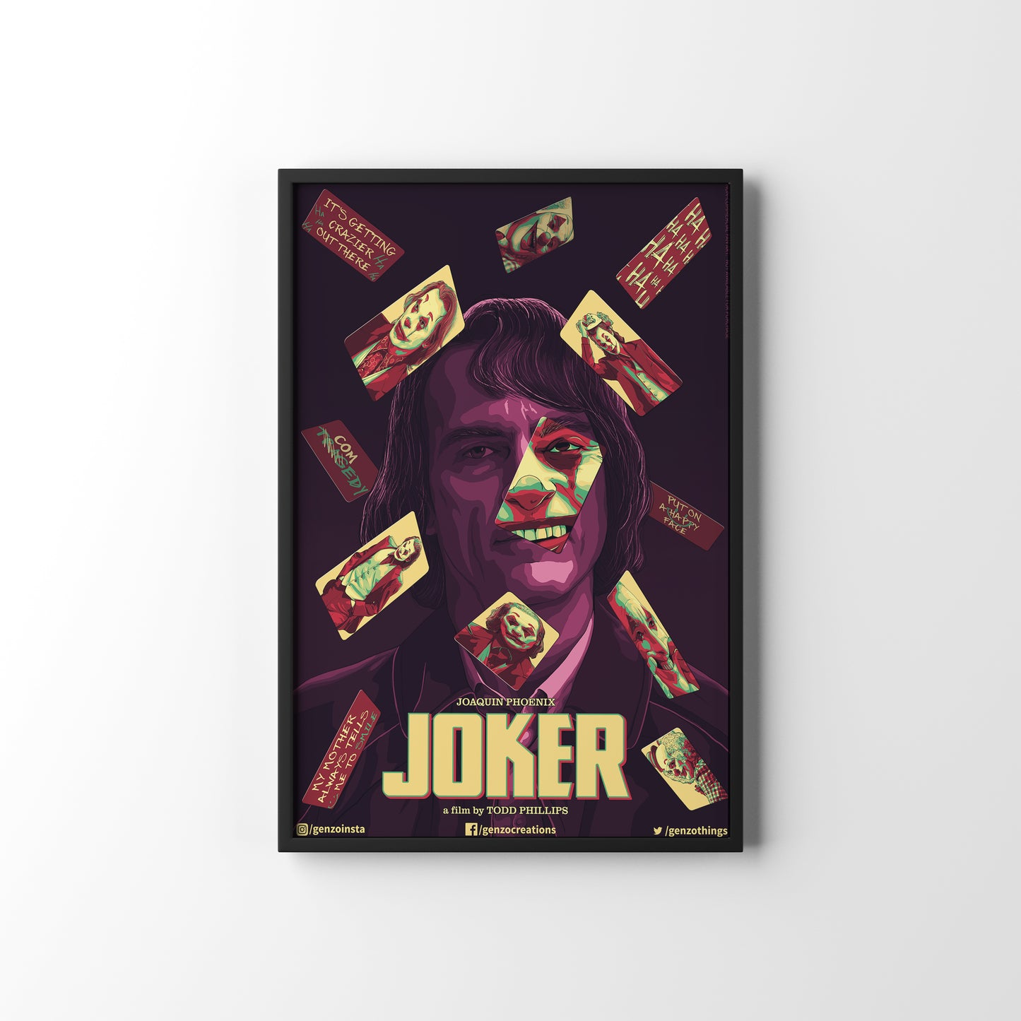 JOKER FRAMED POSTER