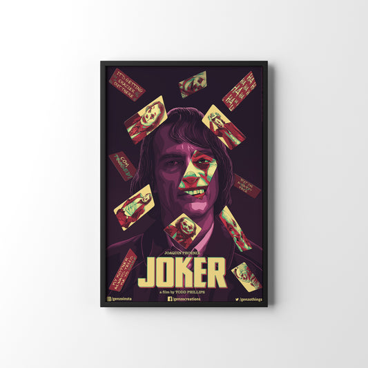 JOKER FRAMED POSTER