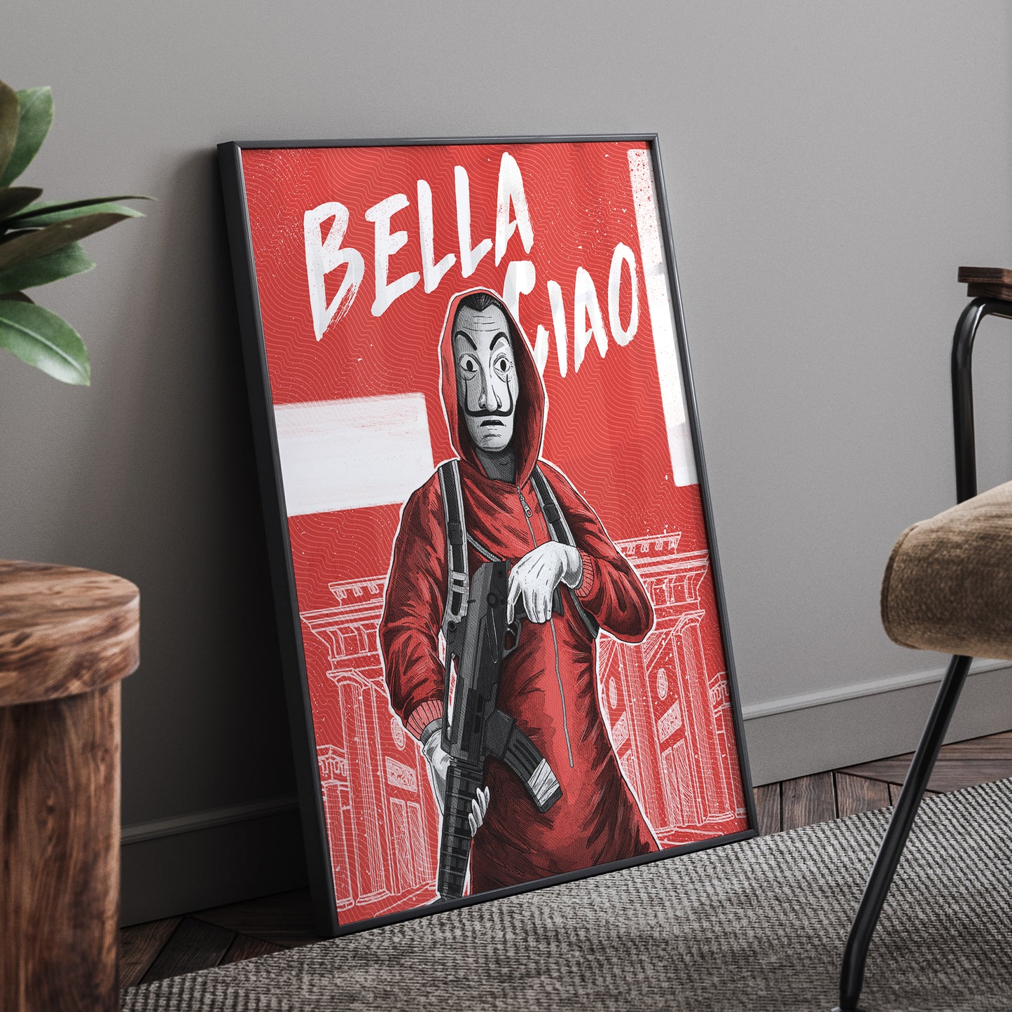 LA CASA DE PAPEL FRAMED POSTER