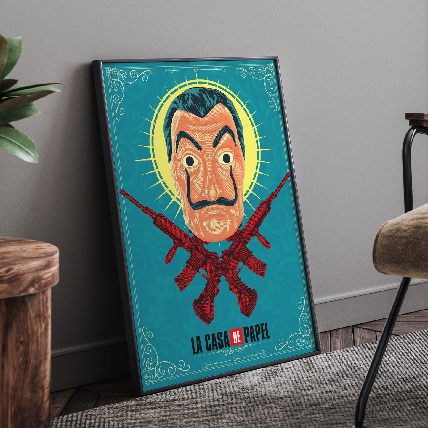 LA CASA DE PAPEL FRAMED POSTER