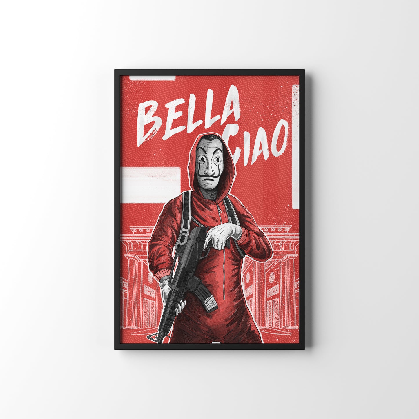 LA CASA DE PAPEL FRAMED POSTER