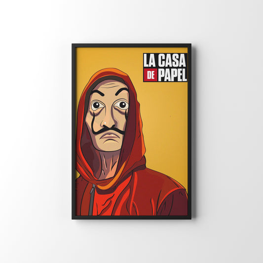 LA CASA DE PAPEL FRAMED POSTER