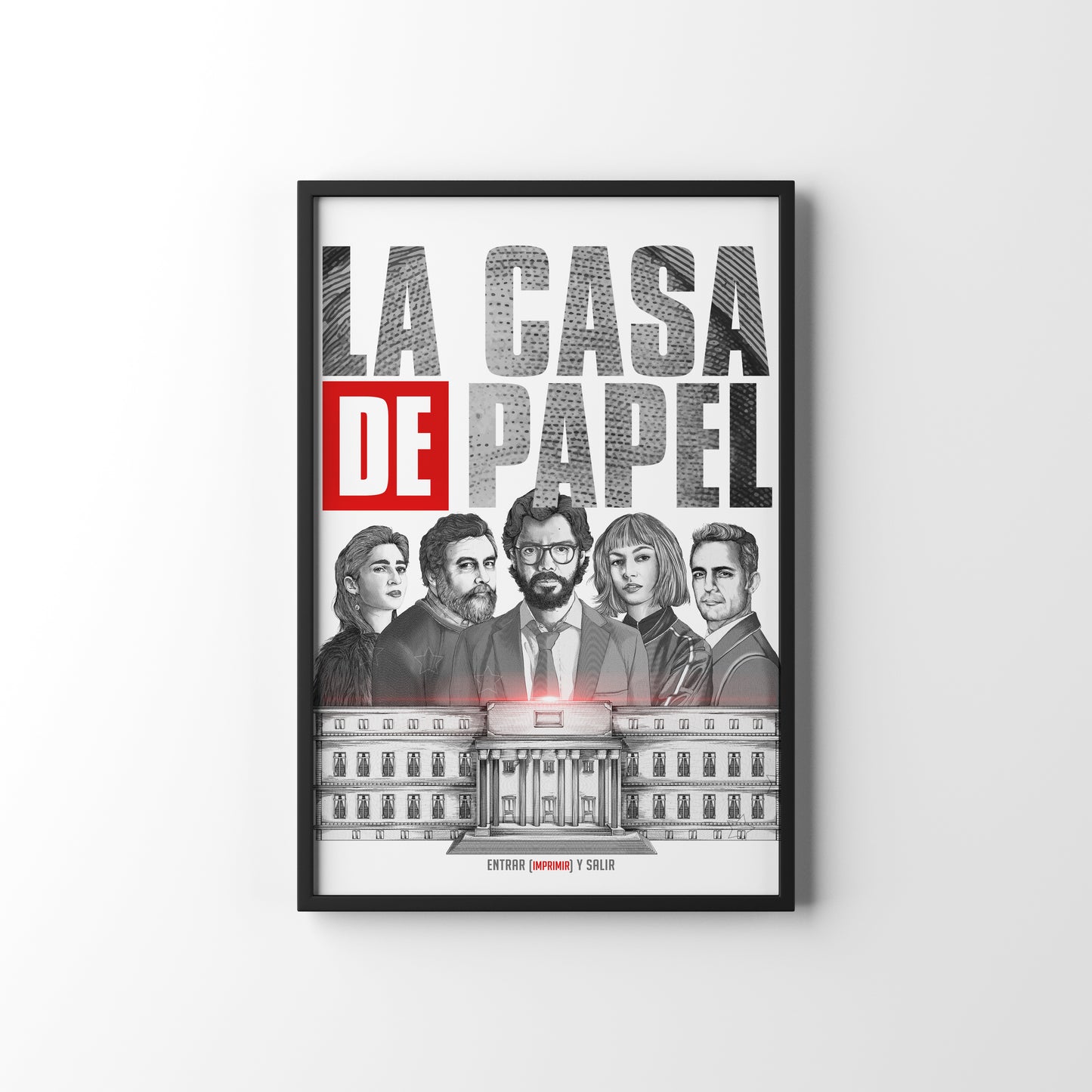 LA CASA DE PAPEL FRAMED POSTER