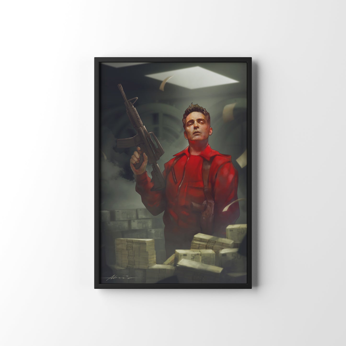 LA CASA DE PAPEL FRAMED POSTER