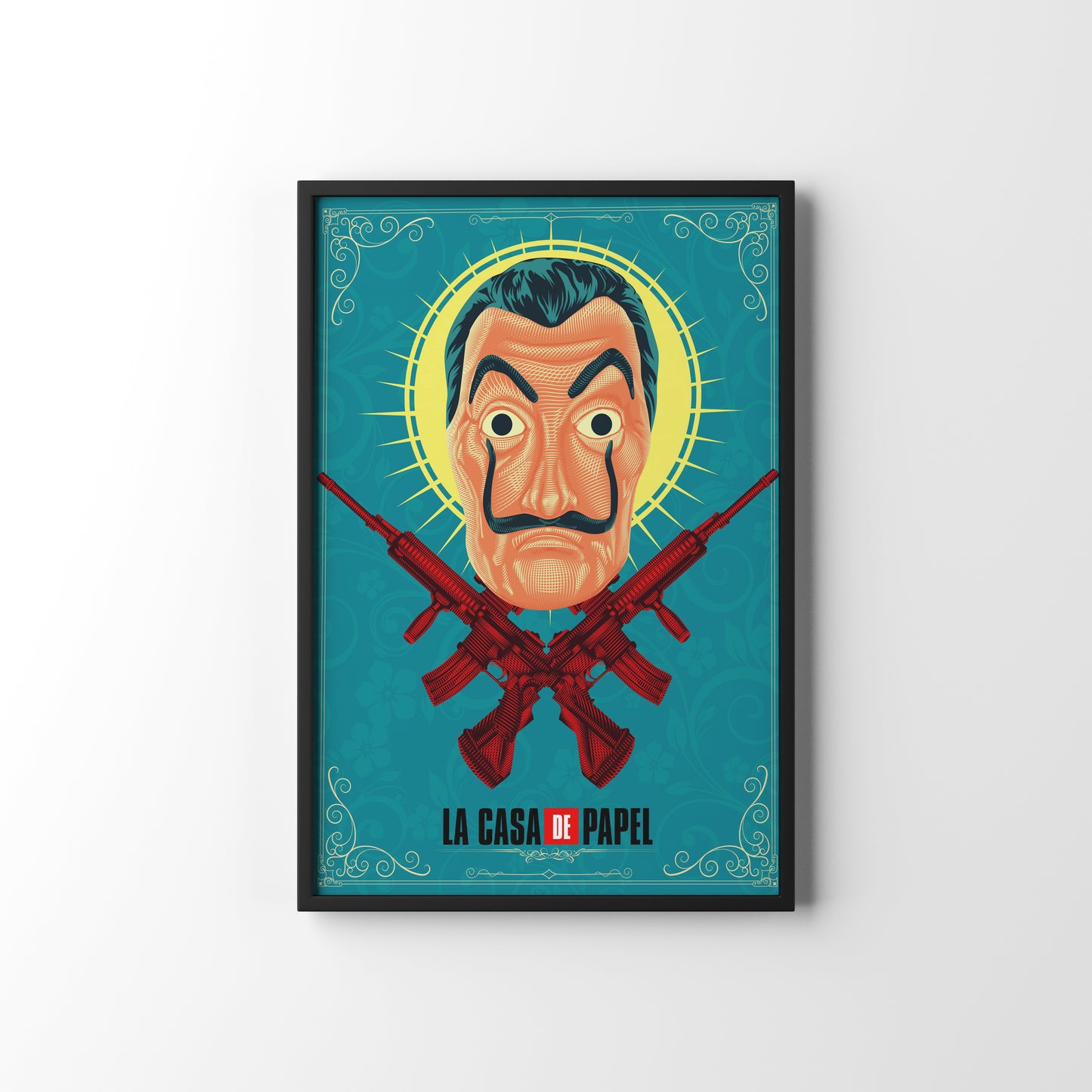 LA CASA DE PAPEL FRAMED POSTER