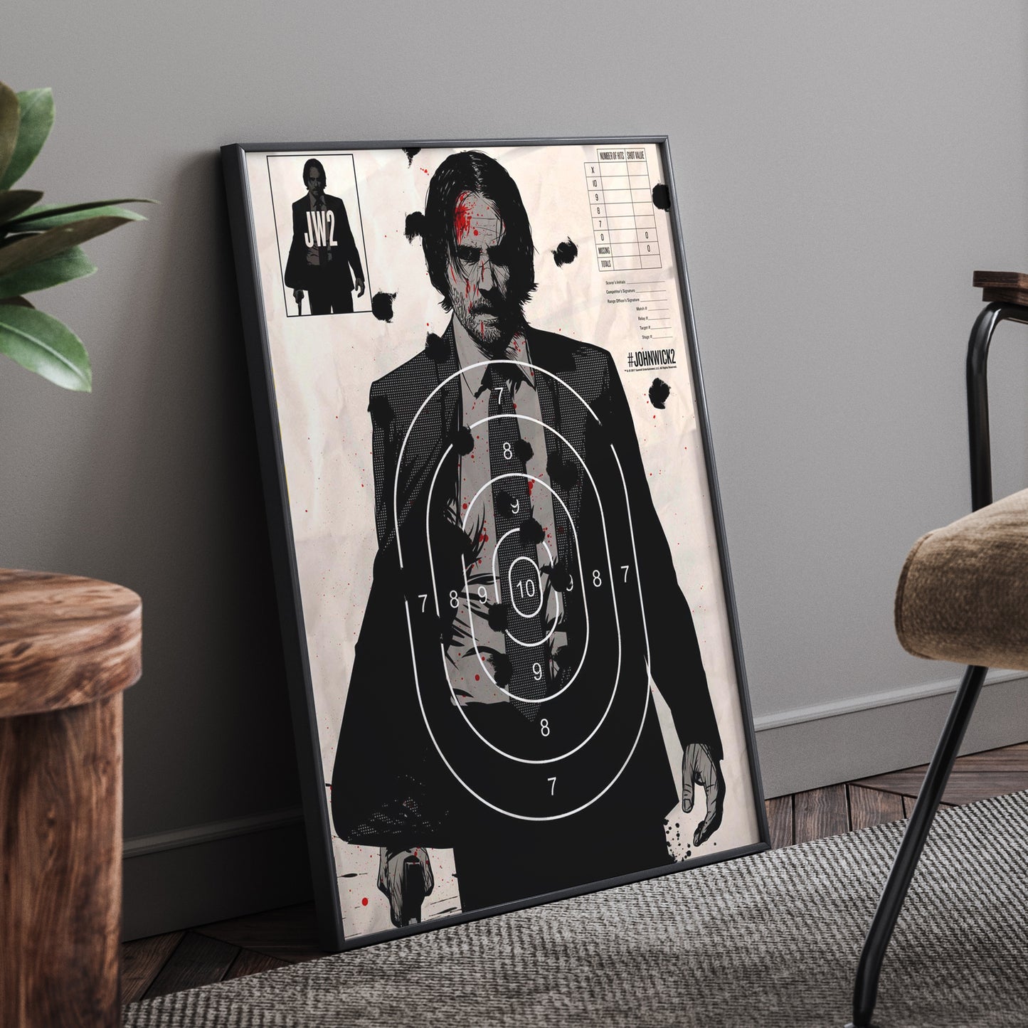 JOHN WICK FRAMED POSTER