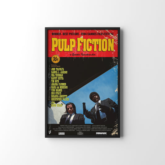 PULP FICTION FRAMED POSTER
