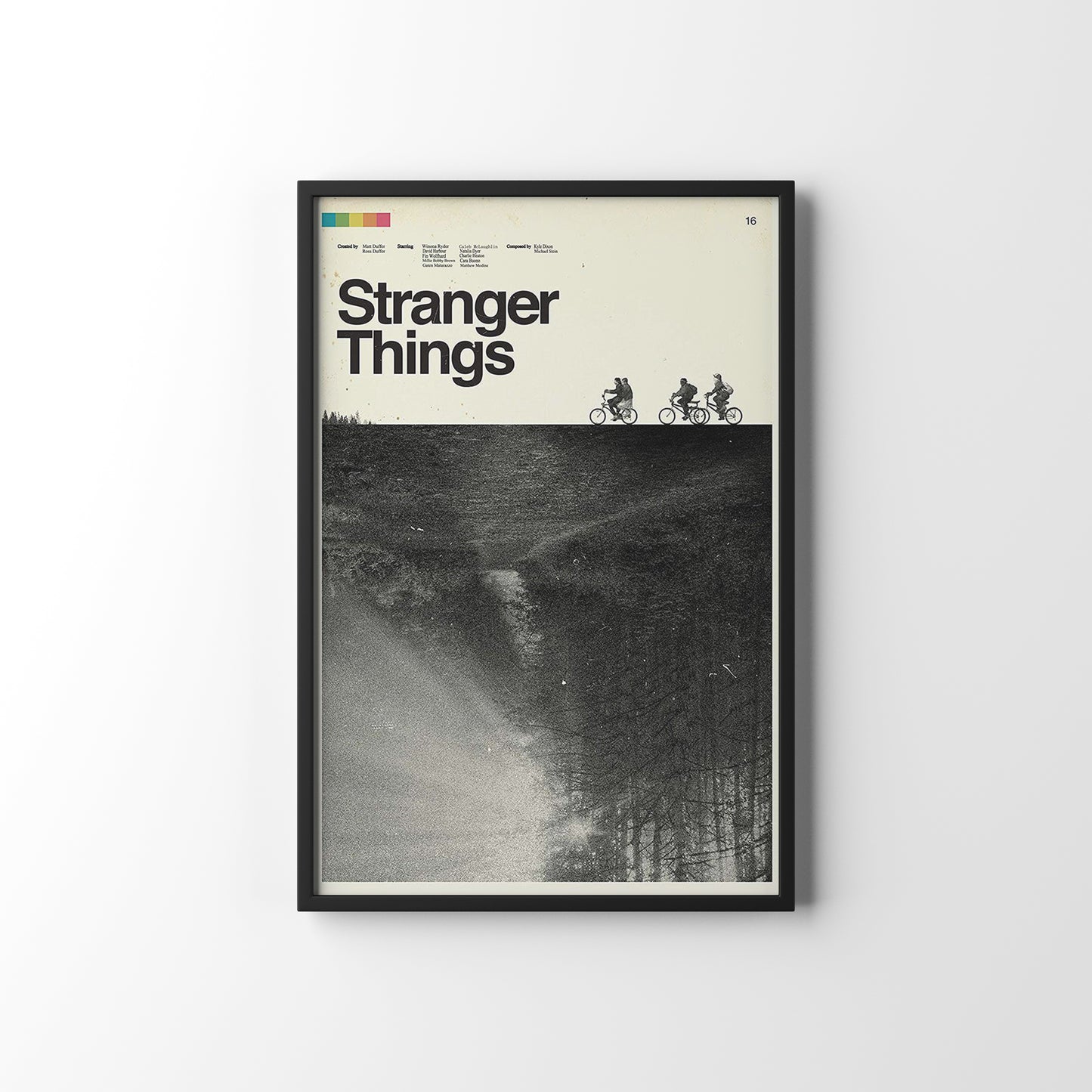 STRANGER THINGS FRAMED POSTER