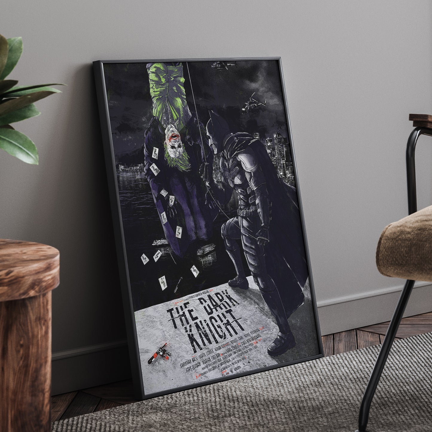 THE DARK KNIGHT FRAMED POSTER