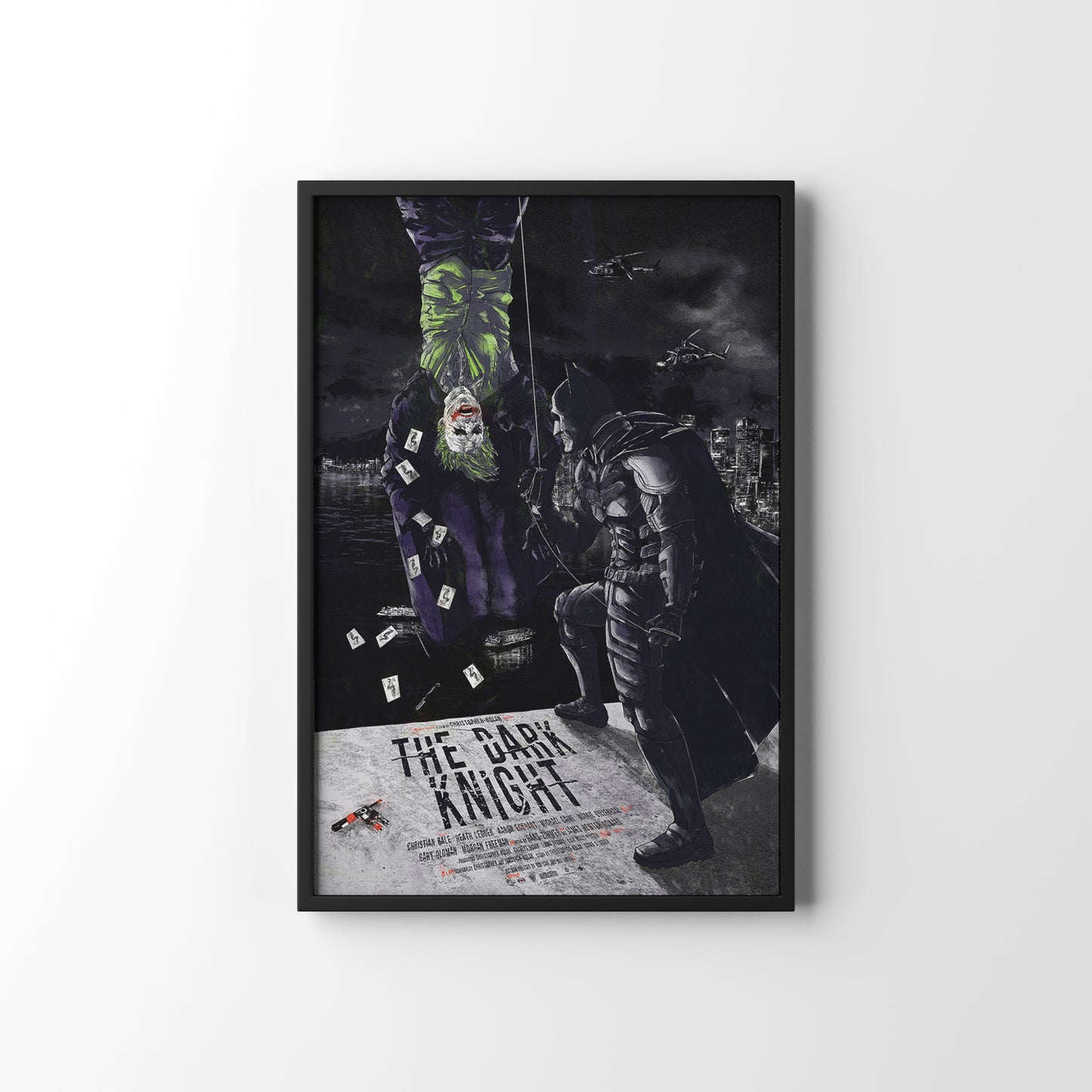 THE DARK KNIGHT FRAMED POSTER